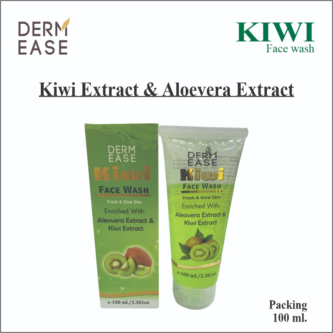 DERM EASE Kiwi Face Wash